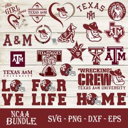 Texas A&M Aggies SVG Bundle, Texas A&M Aggies SVG, NCAA SVG, Sport SVG Digital File