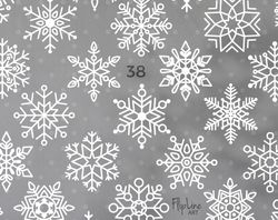 Snowflake bundle SVG & PNG clipart. Christmas decoration.