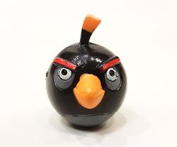 Angry Birds Bomb Egg Surprise Top Pen Figure