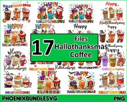 Bundle Happy Hallothanksmas Png, Gnomes Png, Halloween Png, Christmas Png, Sublimation Design Downloads,Chris