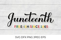 Juneteenth SVG. Free-ish since 1865