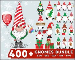 Christmas Gnome Bundle SVG For Cut File,Christmas Doodle,hand drawn,Cartoon,svg,dxf,png,eps,for cricut Silhouette,Christ