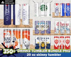 350 Drink Design Bundle Sublimation Transfer Iron On Beer Liquor Soda Alcohol Adult Beverag