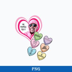 Bad Bunny Heart PNG, Bad Bunny PNG, Bunny Valentine PNG