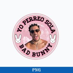 Yo Perreo Sola Bad Bunny PNG, Bad Bunny PNG, Bad Bunny Face PNG