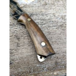 Russian knife for hunting and fishing, slaughtering and butchering