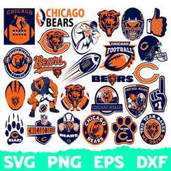 Chicago Bears Football Team Svg, Chicago Bears Svg, NFL Teams svg, N F L teams, NFL svg, Football Teams svg, Png, Dxf