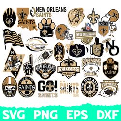 New Orleans Saints Svg Bundle, New Orleans Svg, NFL svg, NFL teams, NFL svg Football Teams svg,png,dxf,eps