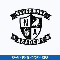 Nevermore Academy SVG, Nevermore Academy Emblem SVG, Wednesday SVG