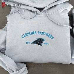 Carolina Panthers 1995 Embroidered Unisex Hoodie, Panthers NFL, Football, Panthers NFL Embroidery Hoodie, NFL Hoodie