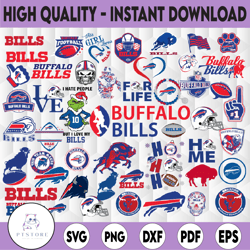 46 Files Buffalo Bills, Buffalo Bills svg, NFL teams svg, NFL Logo svg, NFL svg, Football Svg Bundle