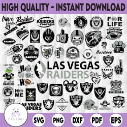 47 Files Las Vegas Raiders, Las Vegas Raiders svg, NFL Logo svg, NFL svg, Football Svg Bundle