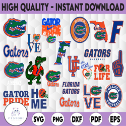 12 Files Florida Gators, Florida Gators svg, Florida Gators clipart, Football svg, NCAA Sports svg