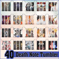 Death Note Tumbler, Death Note PNG, Tumbler design, Digital download