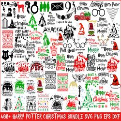 Harry Potter Christmas bundle , Harry Potter Christmas SVG, HP Xmas Svg Png Eps Dxf, Wizard world Svg