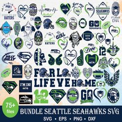 Seattle Seahawks SVG File, Seattle Seahawks SVG Bundle, Nfl Team svg