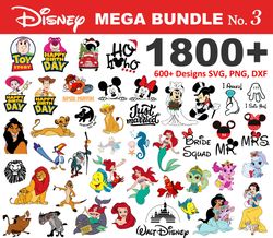 1800 Disney SVG Mega Bundle