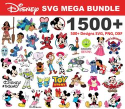 1500 Disney SVG Mega Bundle