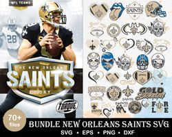 70 New Orleans Saints svg, Saints svg, Sport svg, Nfl svg, png, dxf, eps digital file