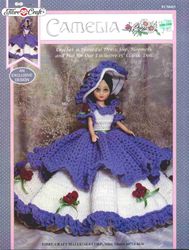 Digital Patterns Crochet a Beutifui Dress, Slip, Blloomers and Hat for Our Exclusive 15 inch Classic Doll