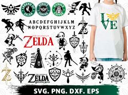 Big SVG Bundle, Digital Download, Zelda svg, Zelda png, Zelda clipart, Zelda cricut, Zelda cut