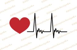 Heartbeat svg Ekg svg Heart beat svg Nurse life svg Nursing svg Healthcare svg Doctor svg Medical svg