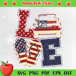 Love Jeep Svg, Vehicle Svg, Jeep Svg, Love Svg, American Flag Svg,