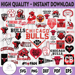 37 Files Chicago Bulls svg, Chicago svg,  Bulls svg, Basketball Logo, Basketball svg, NBA Sports svg