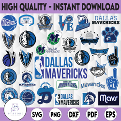 31 Files NBA Dallas Mavericks svg, NBA teams logo bundle svg, Basketball Logo, Basketball svg, NBA Sports svg