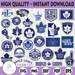 28 Files Toronto Maple Leafs Bundle Svg, NHL teams logo bundle, NHL svg, NHL Sports svg