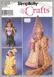 Digital - Vintage Dolls 18" Sewing Pattern - Wardrobe Clothes for Dolls 18" - PDF