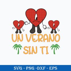 Un Verano Sin Ti SVG, Bad Bunny Sin Ti SVG, Bunny SVG Digital File