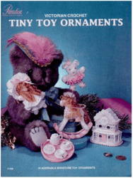 PDF Vintage Crochet Pattern - Victorian Tiny Toy Ornament - Instant Download