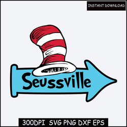 Dr Seuss Ville svg,Mega Dr Seuss bundle Layered SVG, Bundle png, pdf, svg, dxf, Cricut, cut files