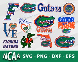 Florida Gators Svg Bundle, Florida Gators Svg, Sport Svg, Ncaa Svg, Png, Dxf, Eps Digital file.