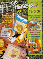 Italian Cross Stitch Pattern Cartoon Characters  / PDF Vintage Cross Stitch Pattern / Digital Instant Download