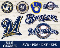 Milwaukee Brewers Bundle SVG, Milwaukee Brewers SVG, MLB SVG PNG DXF EPS Digital File