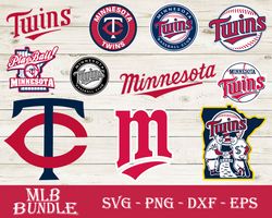 Minnesota Twins Bundle SVG, Minnesota Twins SVG, MLB SVG PNG DXF EPS Digital File