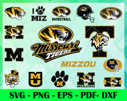 Missouri Tigers Logo Svg, Eps, Png Instant, Digital Print, Print, Svg