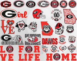 Georgia Bulldogs Svg, NCAA svg, NFL svg Football Svg Files, T-shirt