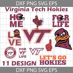 Virginia Tech Hokies Svg, Sport Svg, Sport Lovers Svg, Football Team