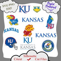 Kansas Jayhawks logo bundle digital file, Kansas Jayhawks Logo Svg, Kansas Jayhawks svg, Kansas Jayhawks logo png shirt