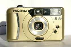 Praktica M36 point&shoot compact film camera 35mm fully working Pentacon strap