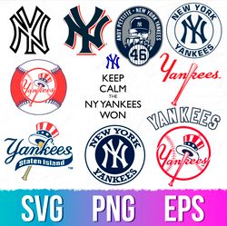 New York Yankees logo, New York Yankees svg, Yankees eps, Yankees clipart, Yankees svg, ny Yankeessvg, mlb svg, Yankees