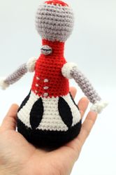 MST3K Tom Servo Shelf/Tabletop Doll Tom Servo from Mystery Science Theater 3000 (MST3K) crochet Toy amigurumi doll