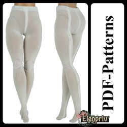 PDF Pattern Tights for 11 1/2 Curvy Collector, MTM, Fashionista Barbie doll (no instructions) by Elenpriv