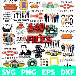 Friends Tv Show Svg Bundle, Friends Bundle Svg, Friends svg, Friends Clipart, Friends Pdf, Svg files for cricut, Digital