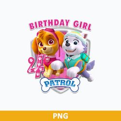 Paw Patrol 3rd Birthday Girl PNG, Paw Patrol Skye Everest Birthday PNG, Paw Patrol Girl PNG, Paw Patrol PNG