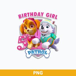 Paw Patrol 4th Birthday Girl PNG, Paw Patrol Skye Everest Birthday PNG, Paw Patrol Girl PNG, Paw Patrol PNG