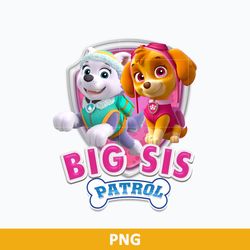 Big Sis Paw Patrol PNG, Paw Patrol Girl PNG, Skye Everest  Paw Patrol PNG
